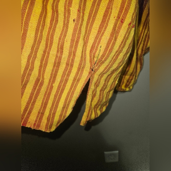 Mustard yellow canvas pullover - Picture 2 of 4